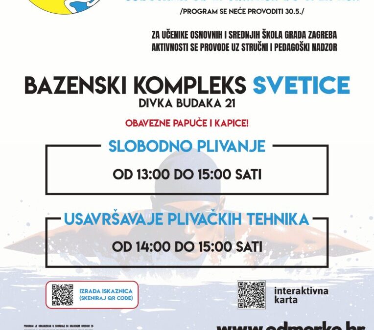 Nova sezona slobodnog plivanja i usavršavanja plivačkih tehnika